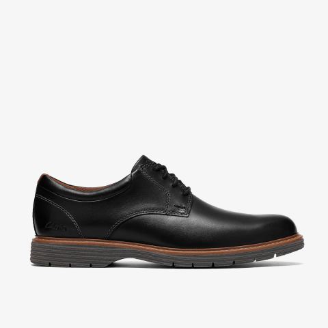 Baystone Plain — Black Leather