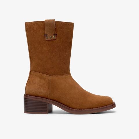 Digby Slouch — Tan Suede
