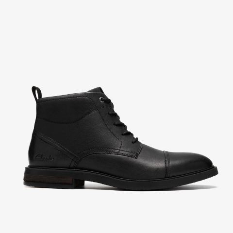 Jaxen Cap Boot — Black Leather