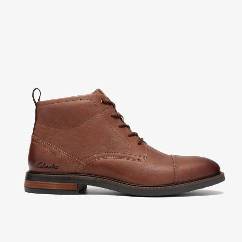 Jaxen Cap Boot — Tan Leather