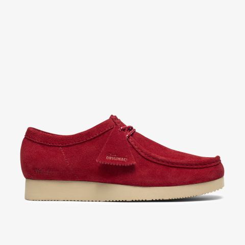 Wallabee Lite — Red Suede