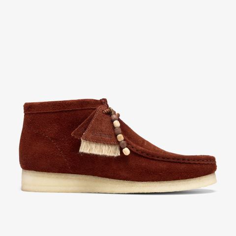 Wallabee Boot — Brown Combination Suede