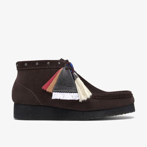 Wallabee Boot — Brown Interest