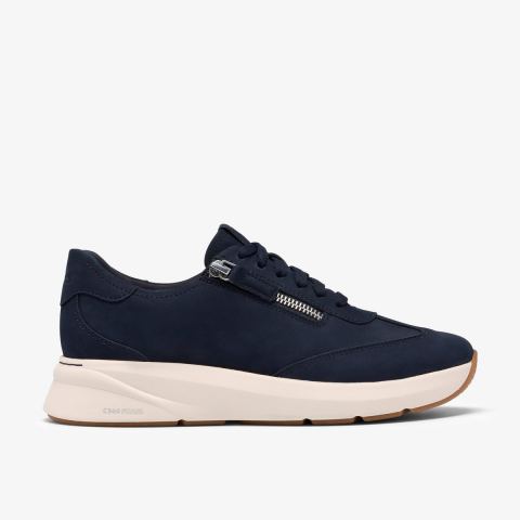 Code Run — Navy Nubuck