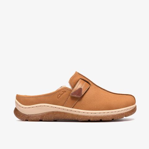 Orlene Clog — Tan Warmlined Leather
