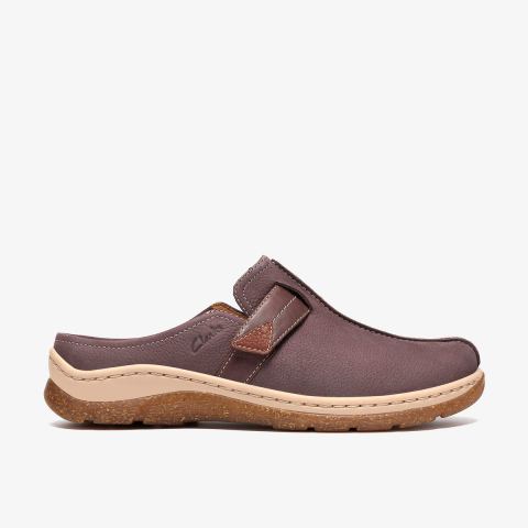 Orlene Clog — Plum Leather