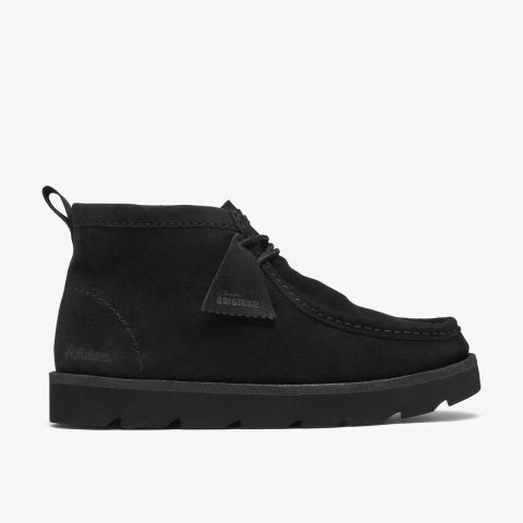 Meare Walla Boot — Black/Black Suede