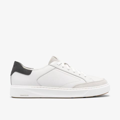 Code Tie — White Leather