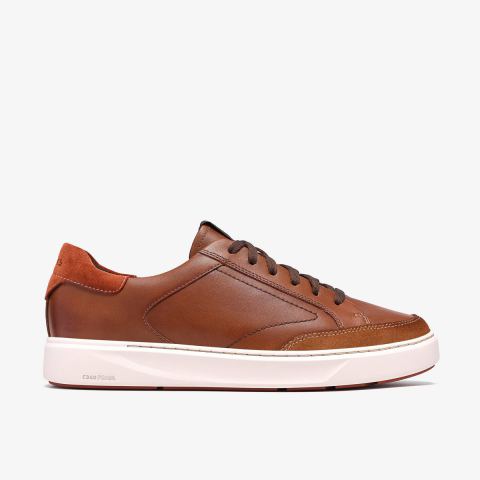 Code Tie — Dark Tan Leather
