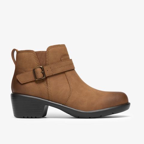 Kynnzie Rise — Dark Tan Leather
