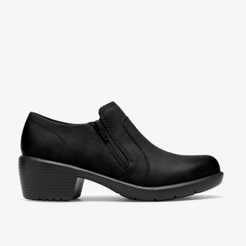 Kynnzie Zip — Black Leather