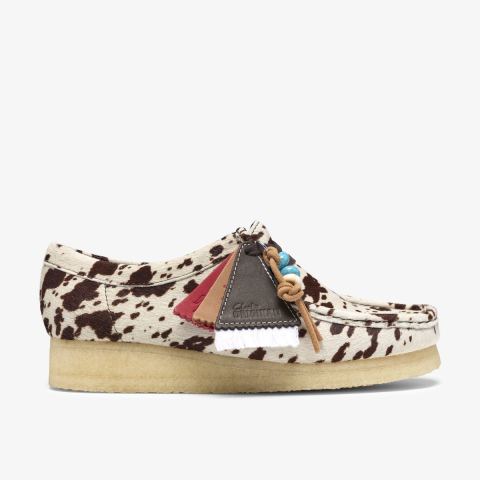 Wallabee — Brown Cow Print