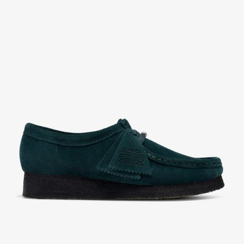 Wallabee — Dark Teal Suede