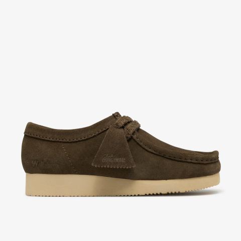 Wallabee Lite — Dark Olive Suede