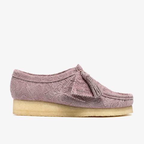 Wallabee — Dusty Pink Embossed
