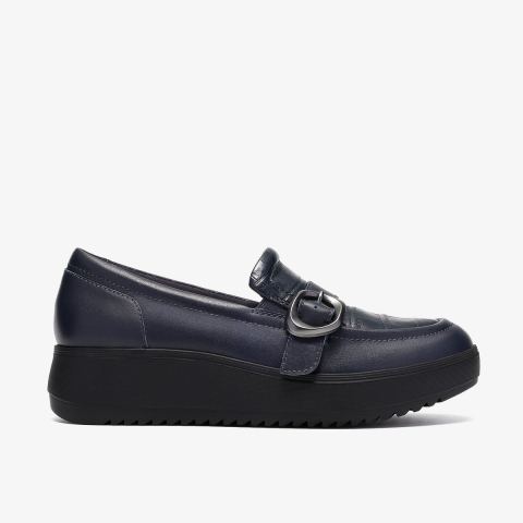 Zylah Vine — Navy Combination Leather